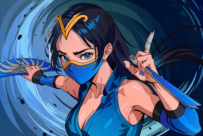 Kitana MK Fan Art