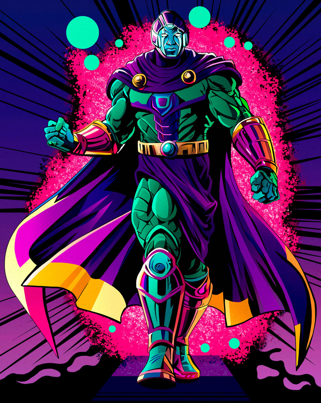 (Image) Kang portrait in comic style February 2023 1875 x 2350 (350 dpi)